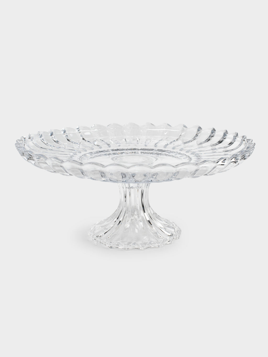 Crystal Pedestal Serving Plate