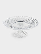 Crystal Pedestal Serving Plate