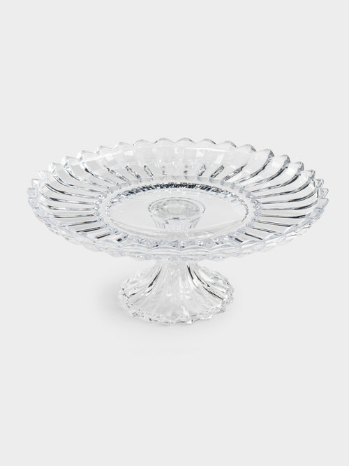 Crystal Pedestal Serving Plate