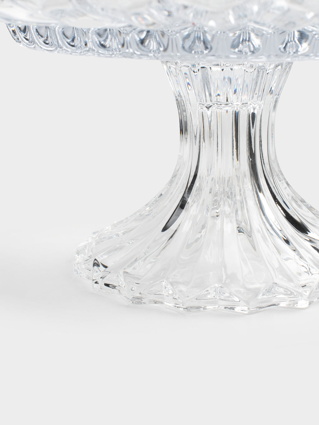 Crystal Pedestal Serving Plate