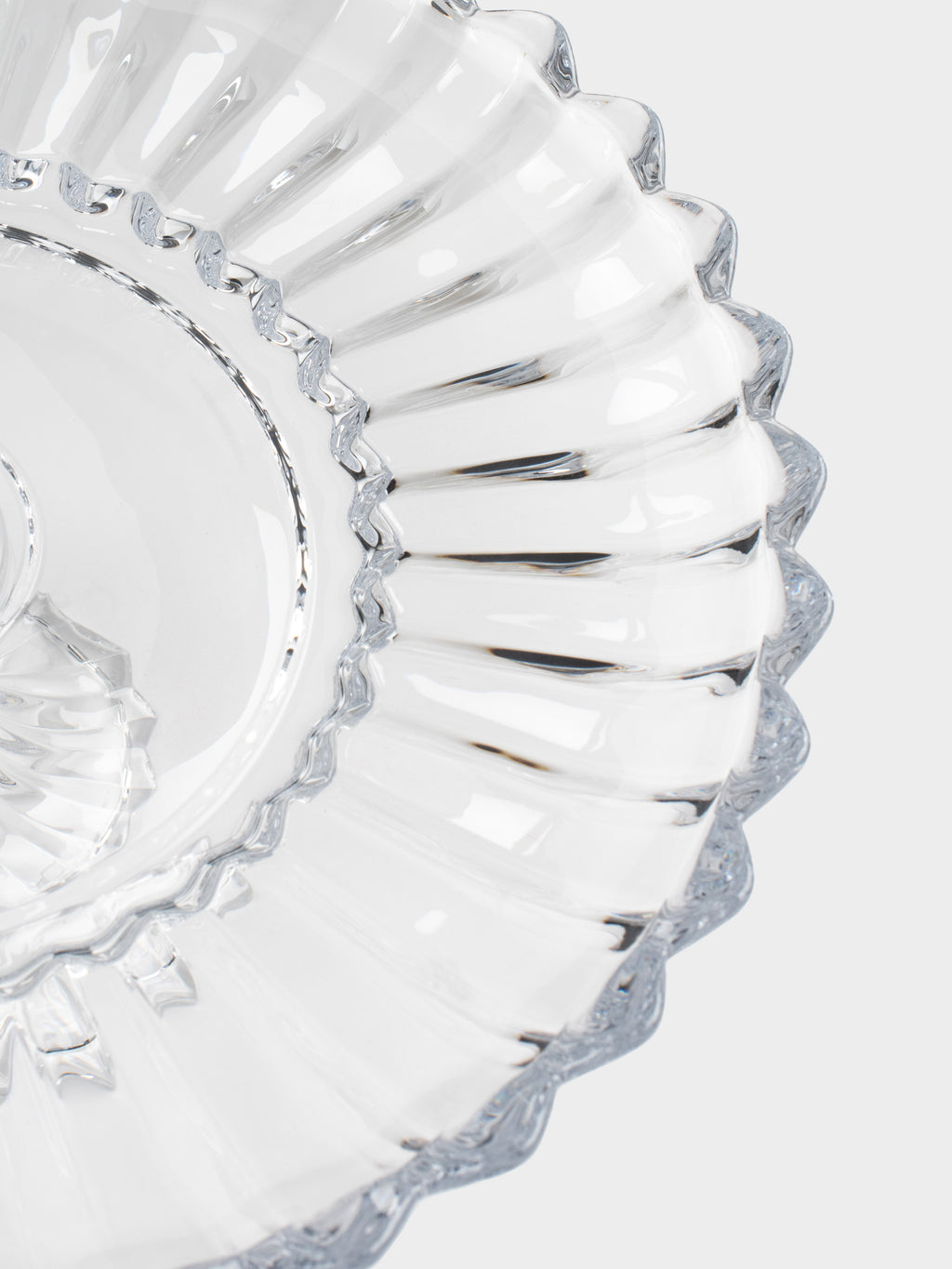 Crystal Pedestal Serving Plate