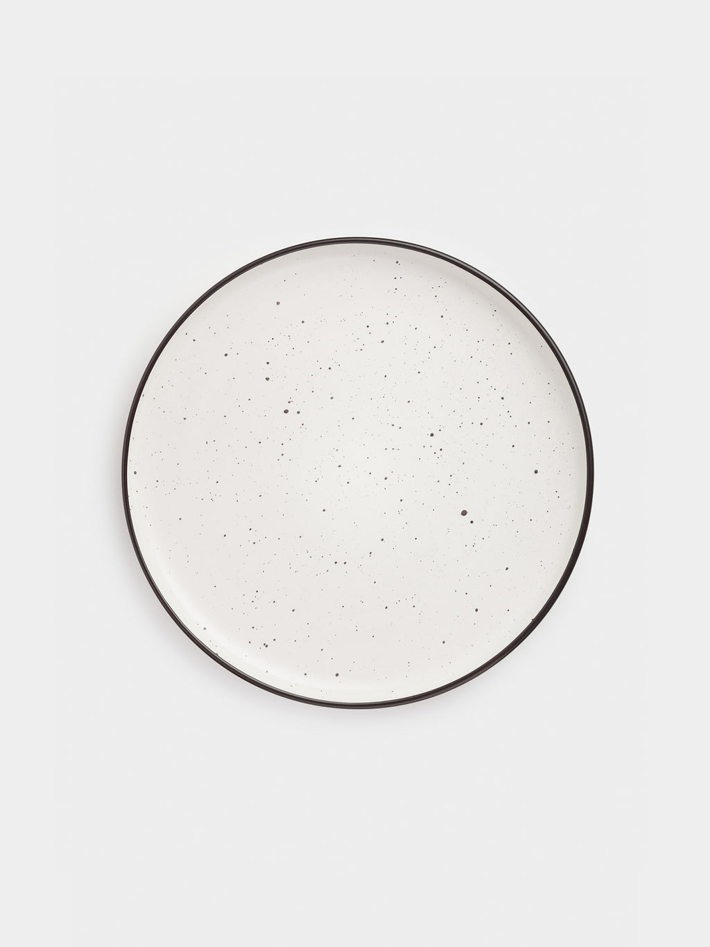 Black Rim Stoneware Dining Set