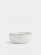 Black Rim Stoneware Dining Set