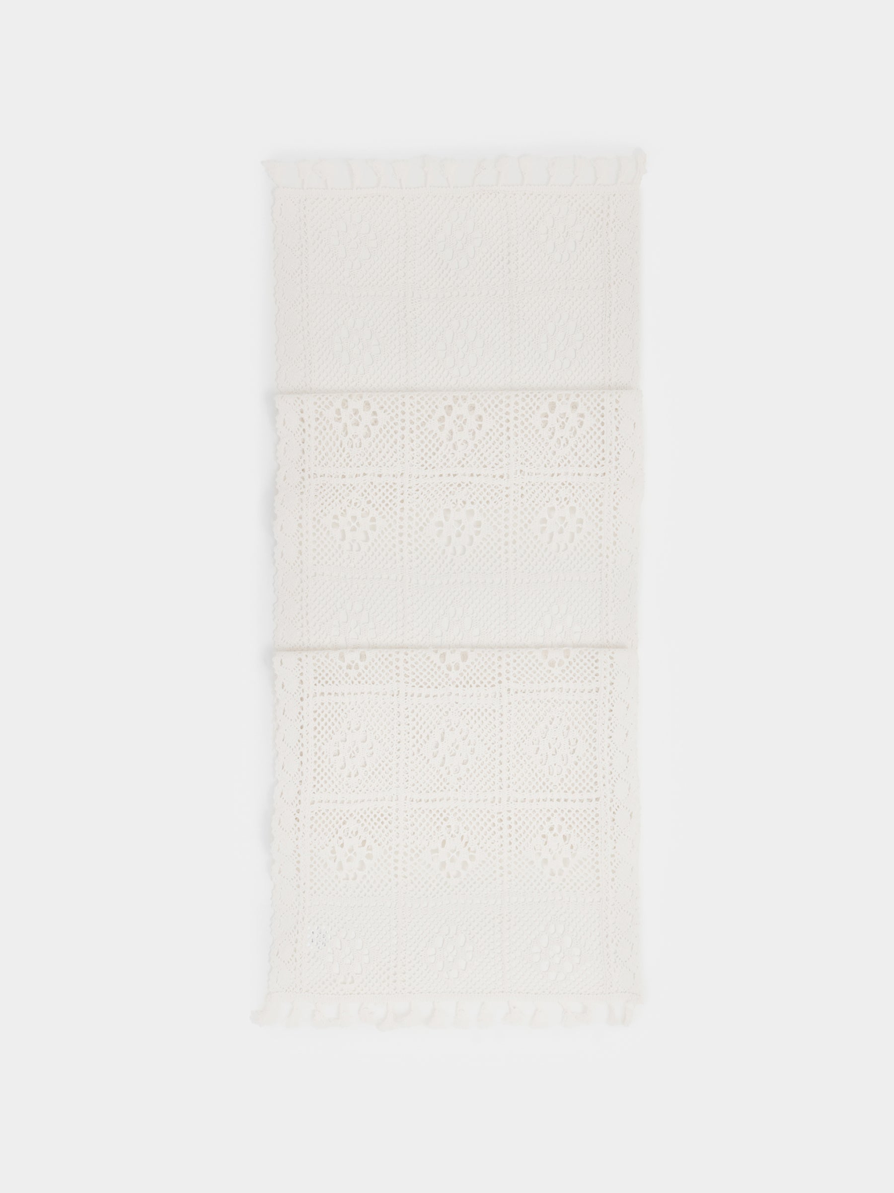 Lace Fringe Table Runner