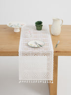 Lace Fringe Table Runner