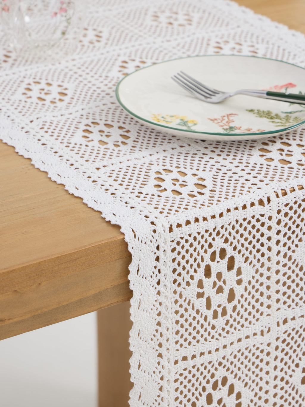 Lace Fringe Table Runner