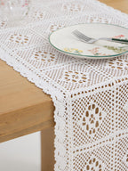 Lace Fringe Table Runner