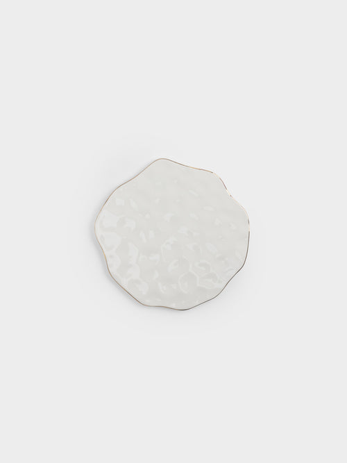 Gold Edge Ceramic Trivet