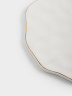 Gold Edge Ceramic Trivet