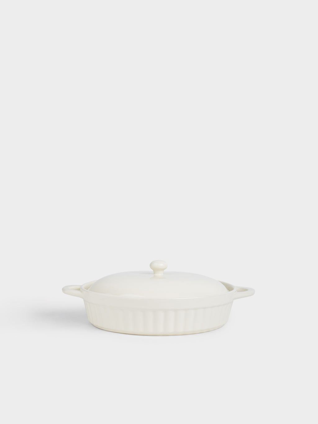 Ivory Ceramic Baking Dish