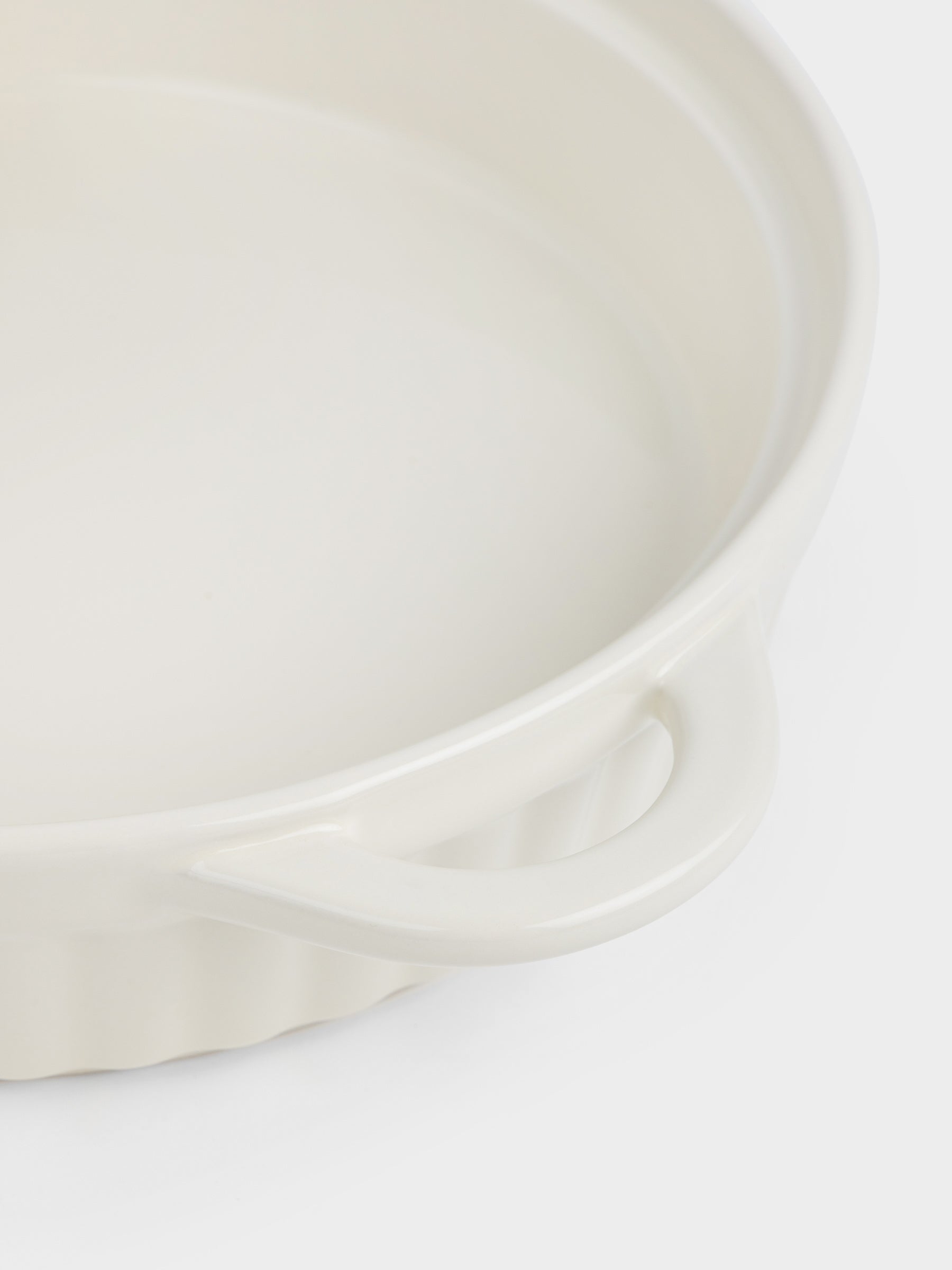 Ivory Ceramic Baking Dish
