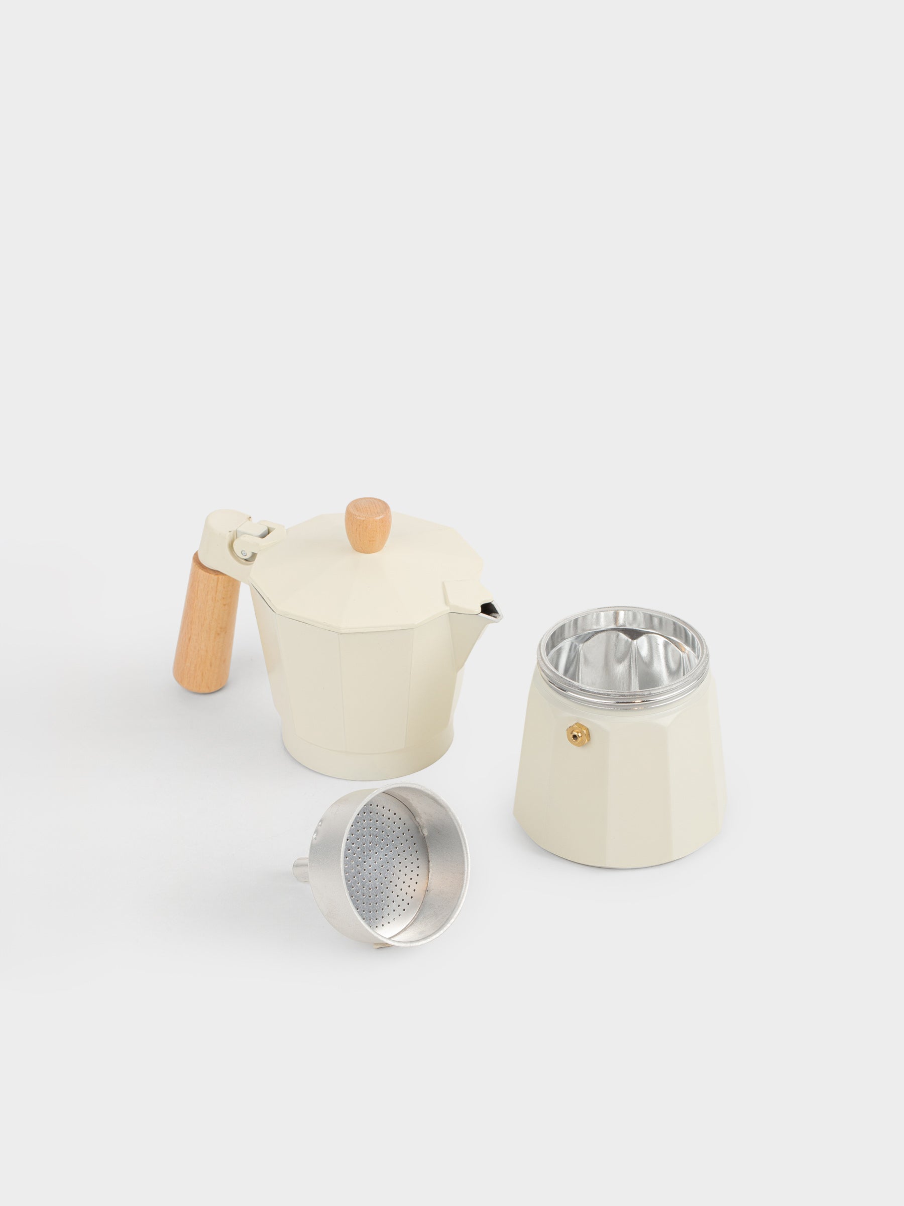Ivory Moka Coffee Maker