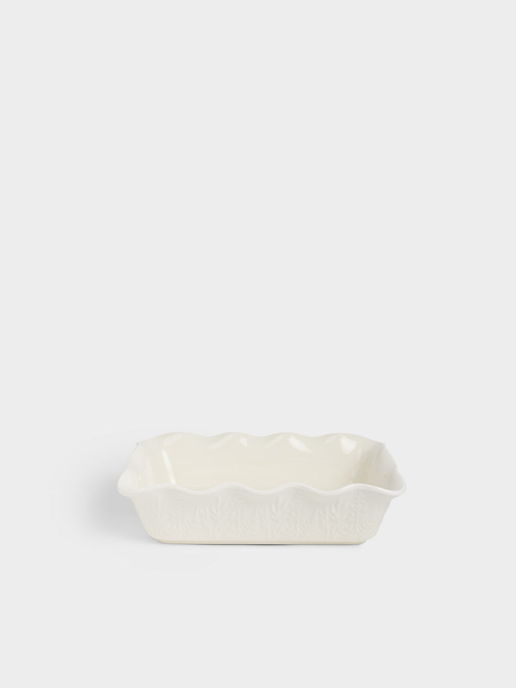 Ivory Botanical Baking Dish