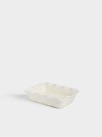 Ivory Botanical Baking Dish