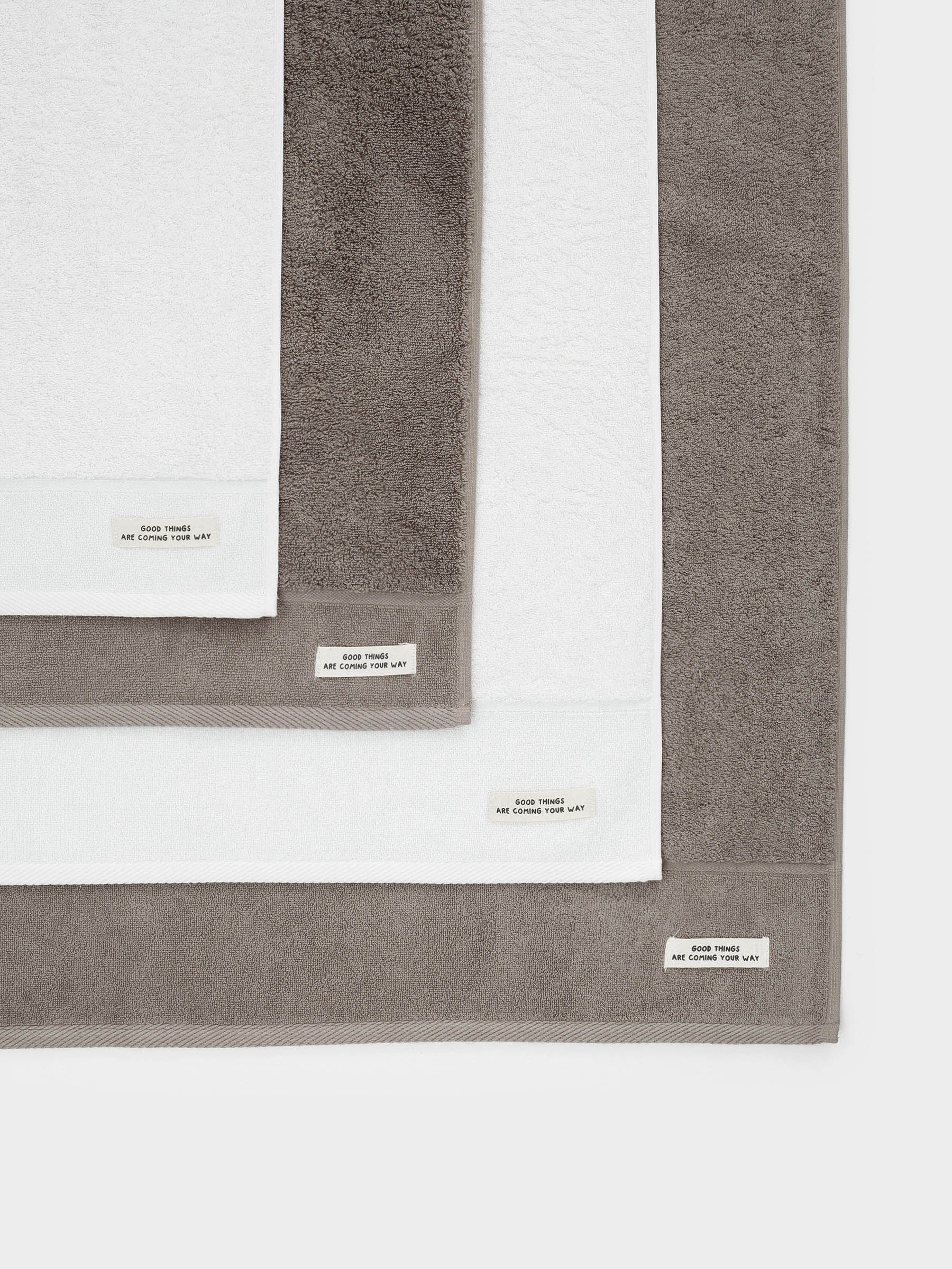 Sand & Cream Cotton Towel Set