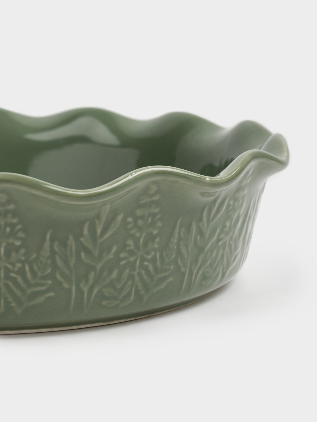 Green Meadow Ceramic Baking Dish