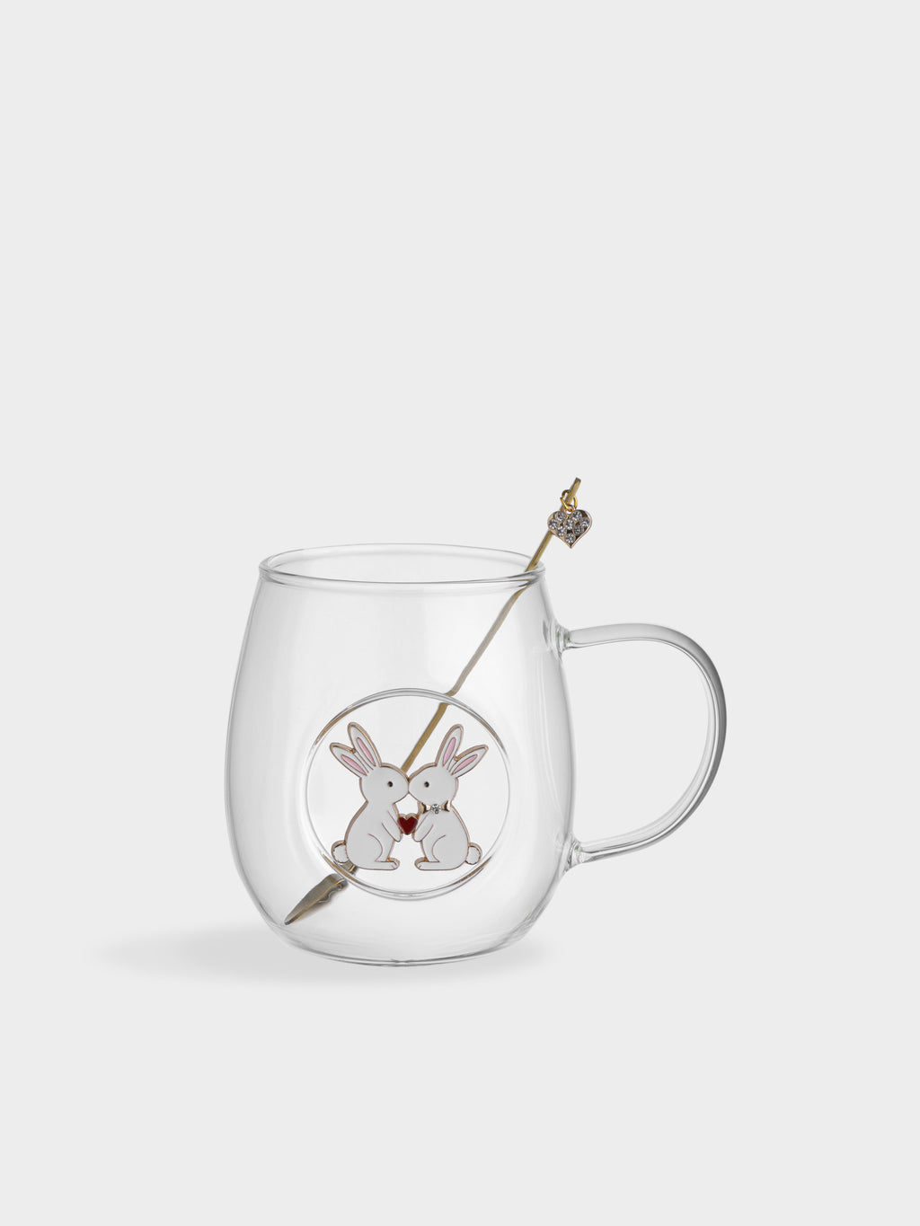 Crystal Luxe Mug with Spoon