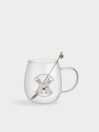 Crystal Luxe Mug with Spoon
