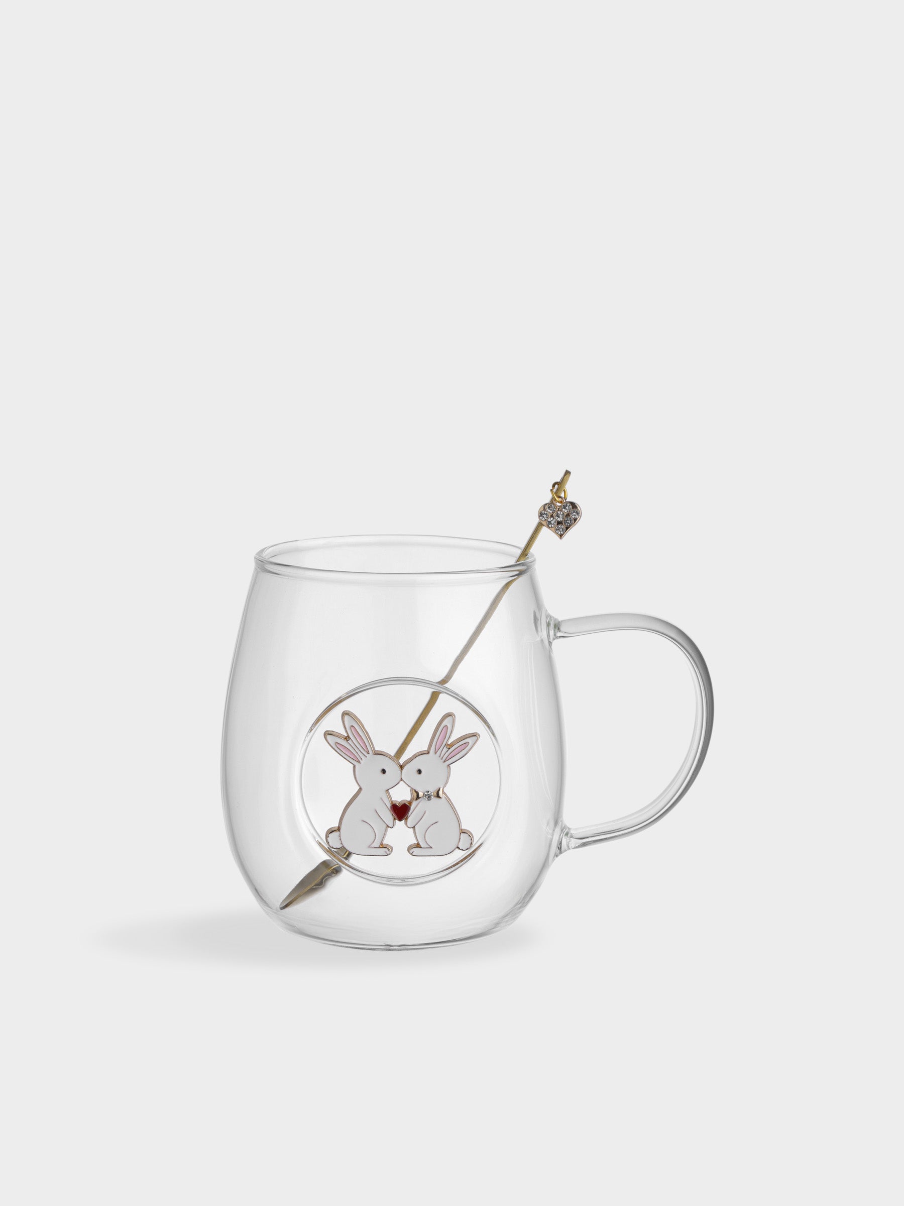 Crystal Luxe Mug with Spoon