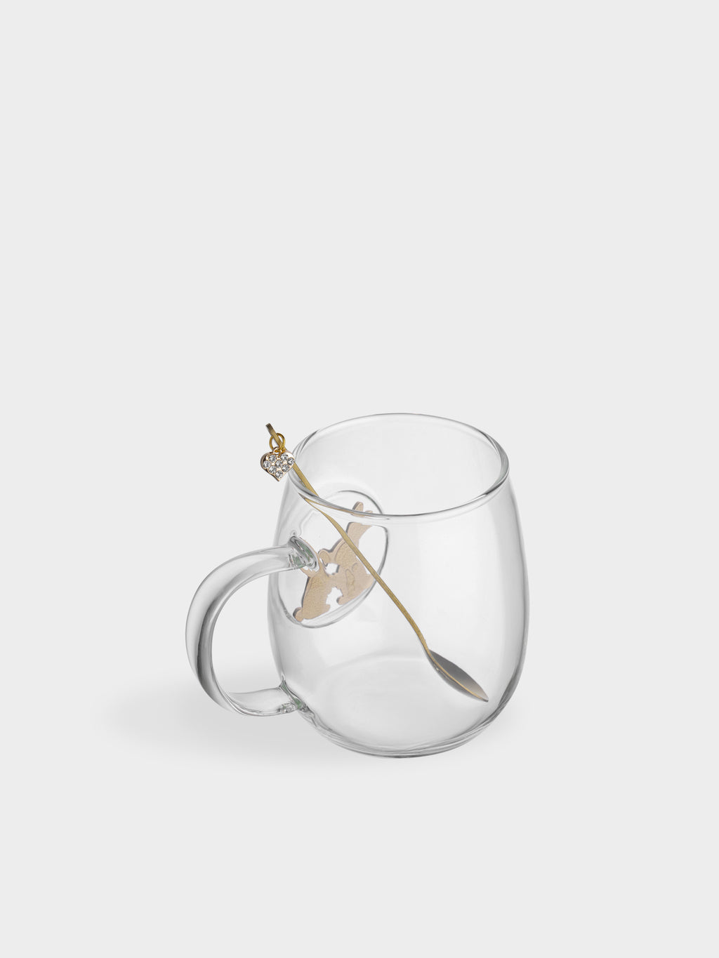 Crystal Luxe Mug with Spoon