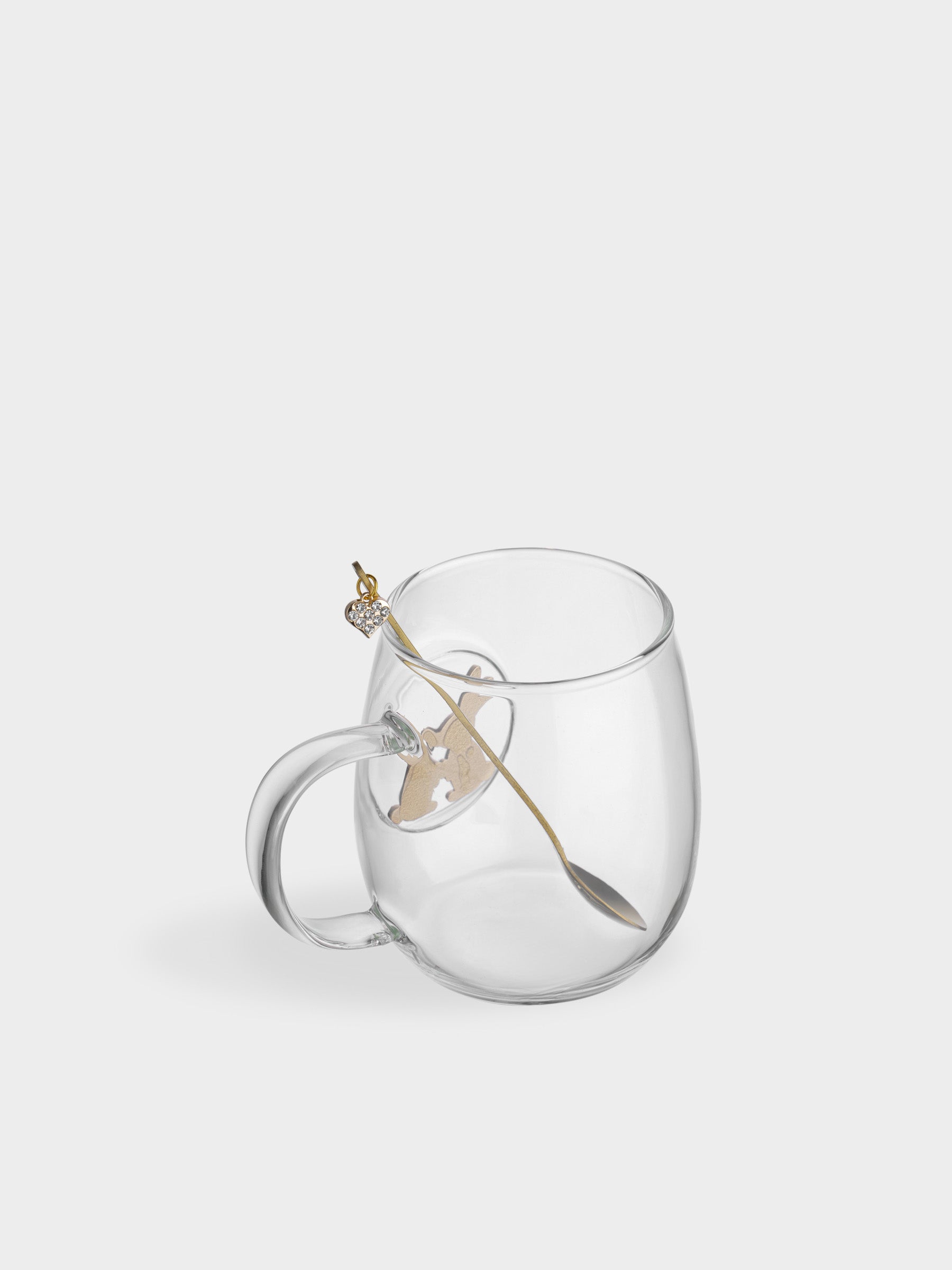 Crystal Luxe Mug with Spoon