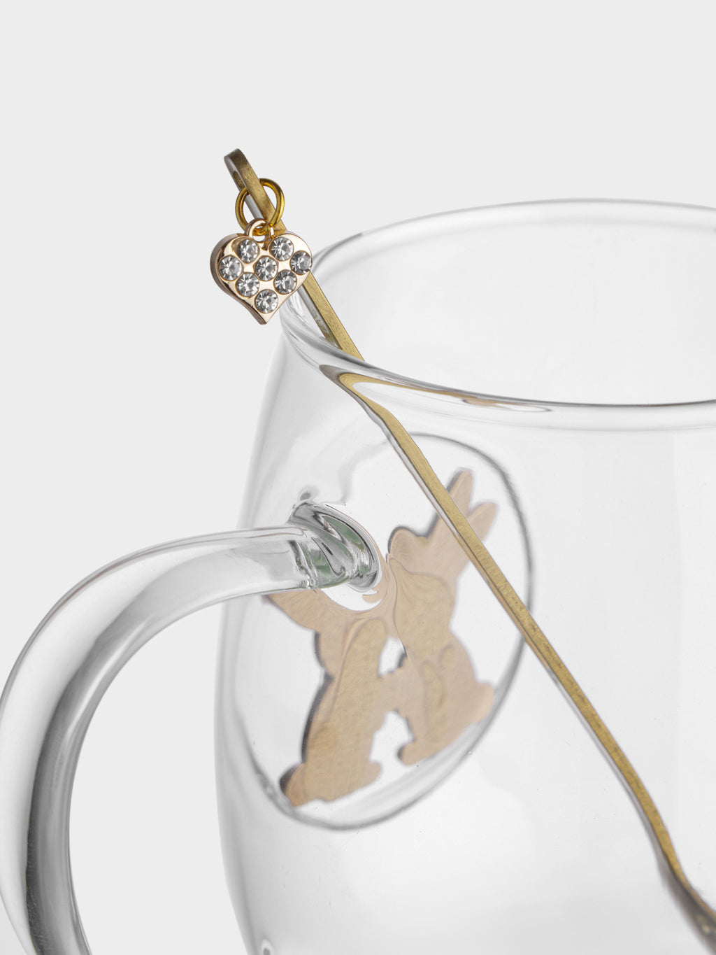 Crystal Luxe Mug with Spoon