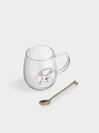 Crystal Luxe Mug with Spoon
