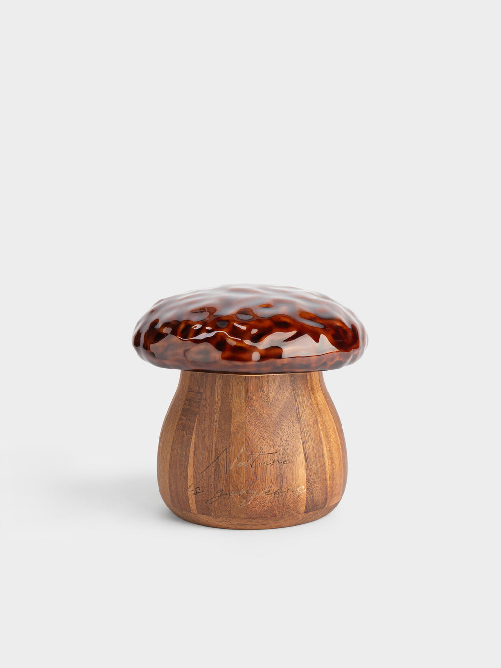 Mushroom Ceramic Storage Jar