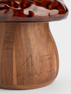 Mushroom Ceramic Storage Jar
