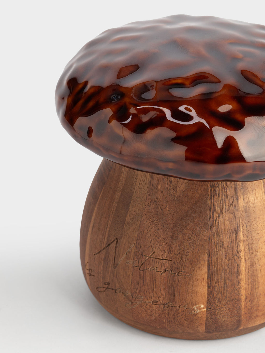 Mushroom Ceramic Storage Jar