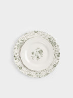 Verdant Rose Porcelain Dining Set