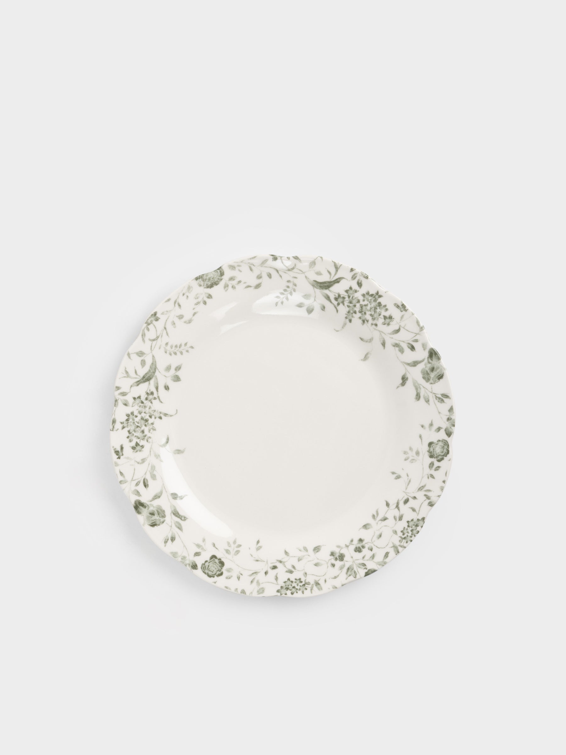Verdant Rose Porcelain Dining Set