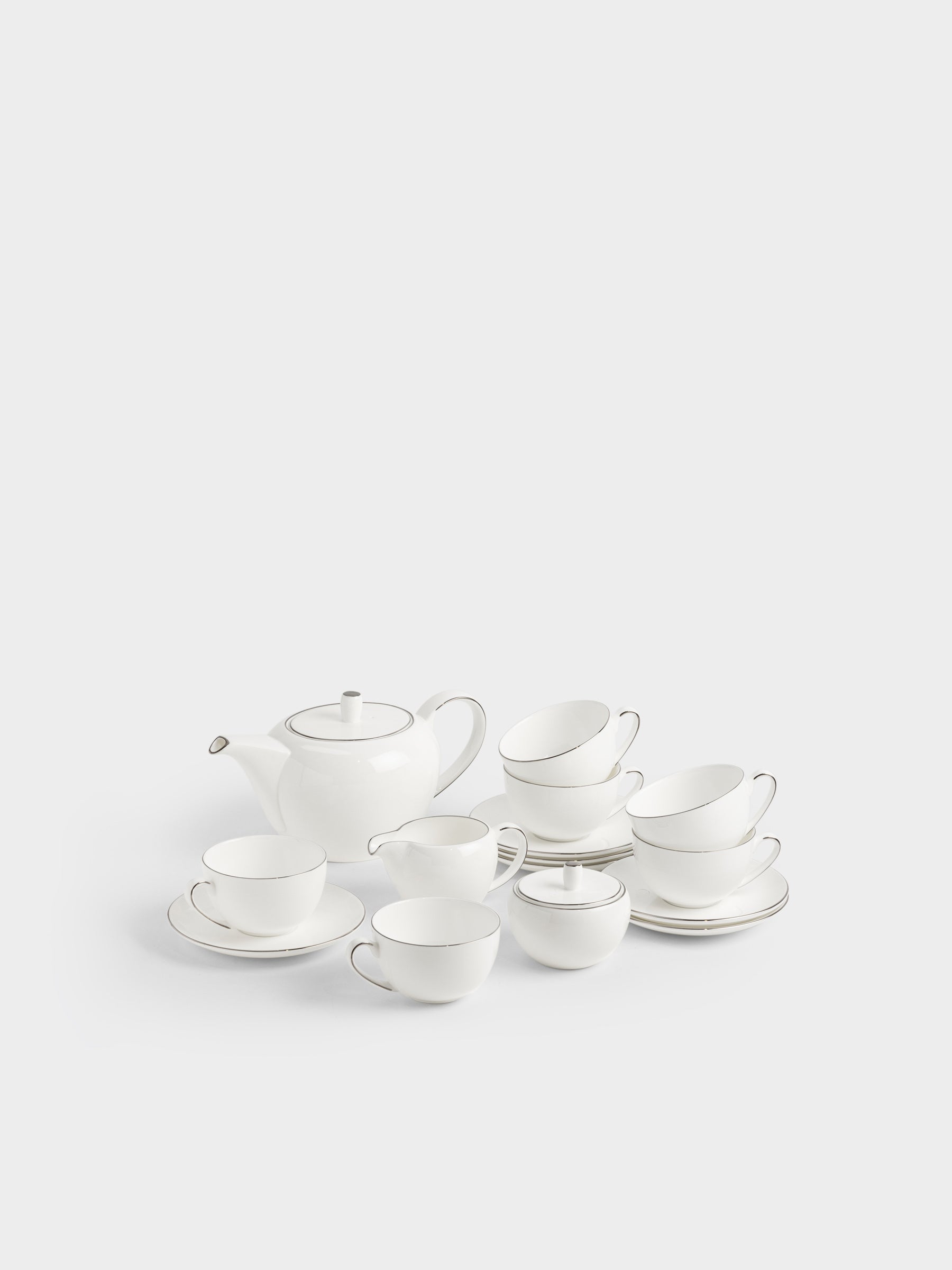 Arctic Fine Bone Tea Set