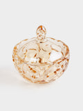 Pattern Glass Storage Jar
